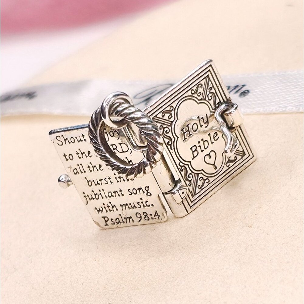 Brighton Silver-plated Holy Bible Dangle Charm - Picture 2 of 7